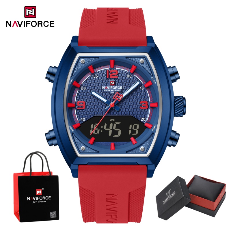 Chronograph Sport Watch - NAVIFORCE Watches for Man Dual Display