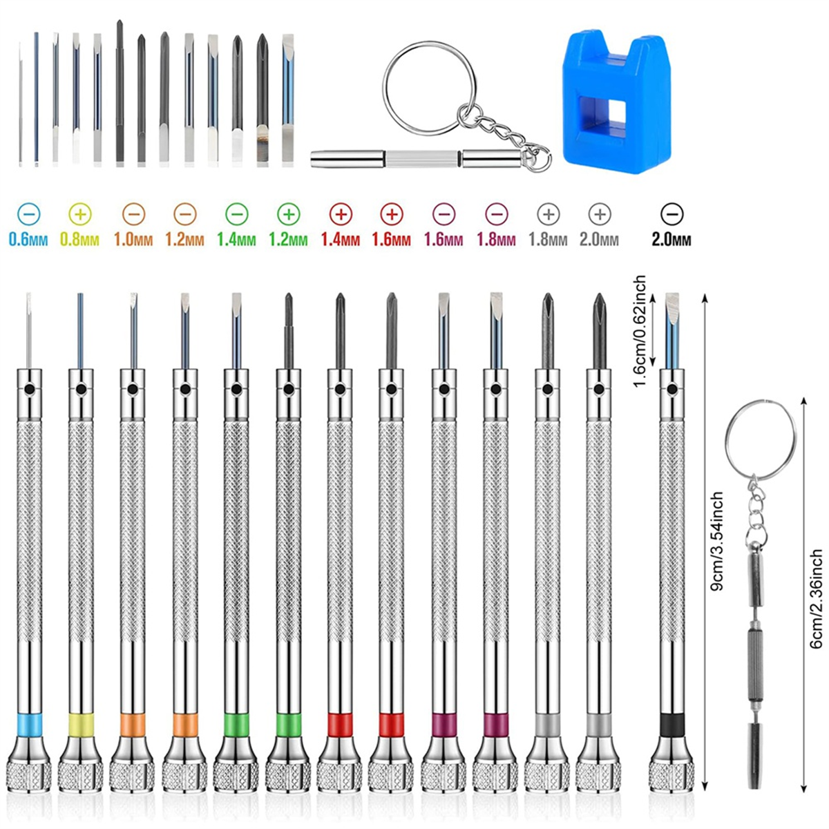 Watch Tool Repair Kit - A002 26Pcs Watch Screwdriver Set, Anti