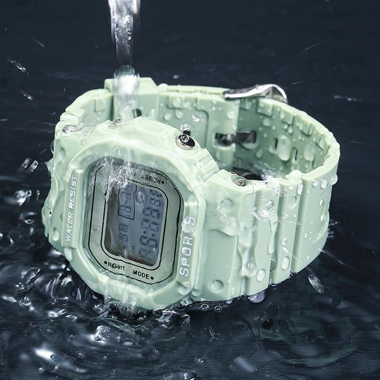 Smartwatch Digital Watches For Boys - LED Electronic Sports Watch Waterproof Lightweight