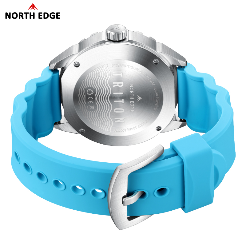 Solar Powered Watch - 2026 New NORTH EDGE TRITON Solar