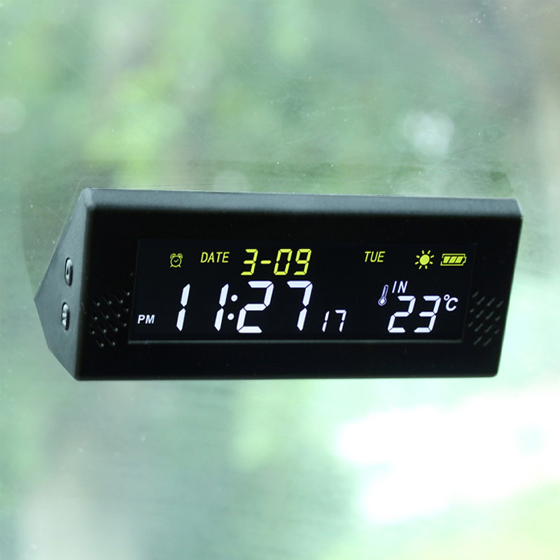 Solar Windshield Car Digital C - Solar Powered Watch recension och pris