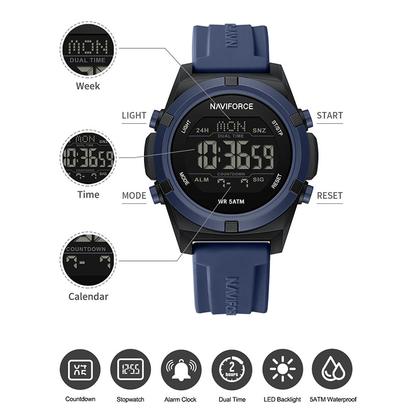 NAVIFORCE 2026 Watches For Men - Tide Watch Surf recension och pris
