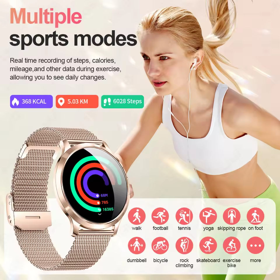 2026New Stylish Women NFC Smar - Smartwatch Stylish Watches For Women recension och pris