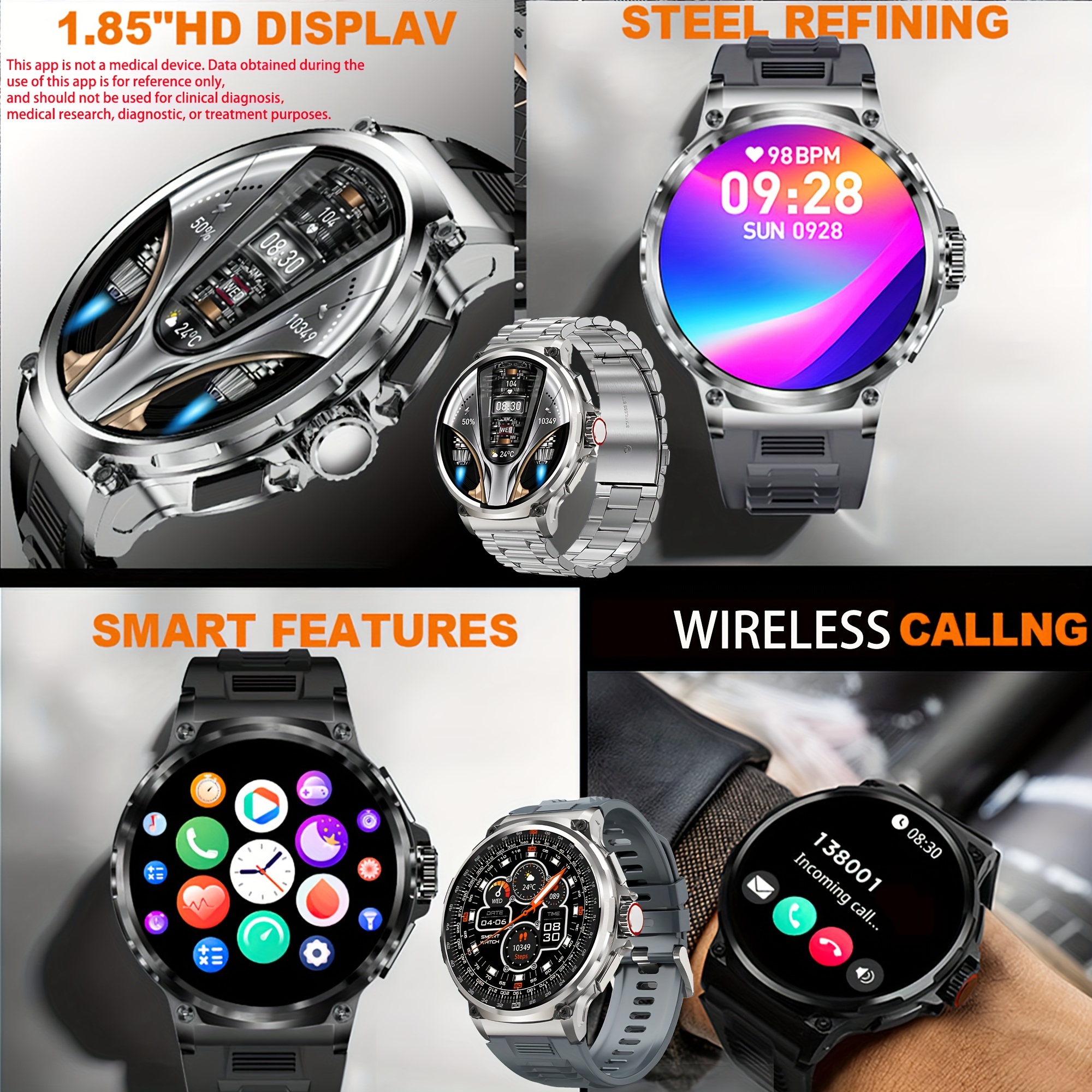 Men'S Smart Watch (Answer/Dial - Smartwatch I Watches recension och pris