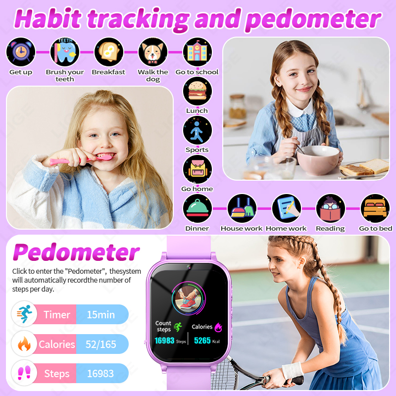 LIGE Kid Digital Smart Watch S - Smartwatch Digital Watches For Boys recension och pris