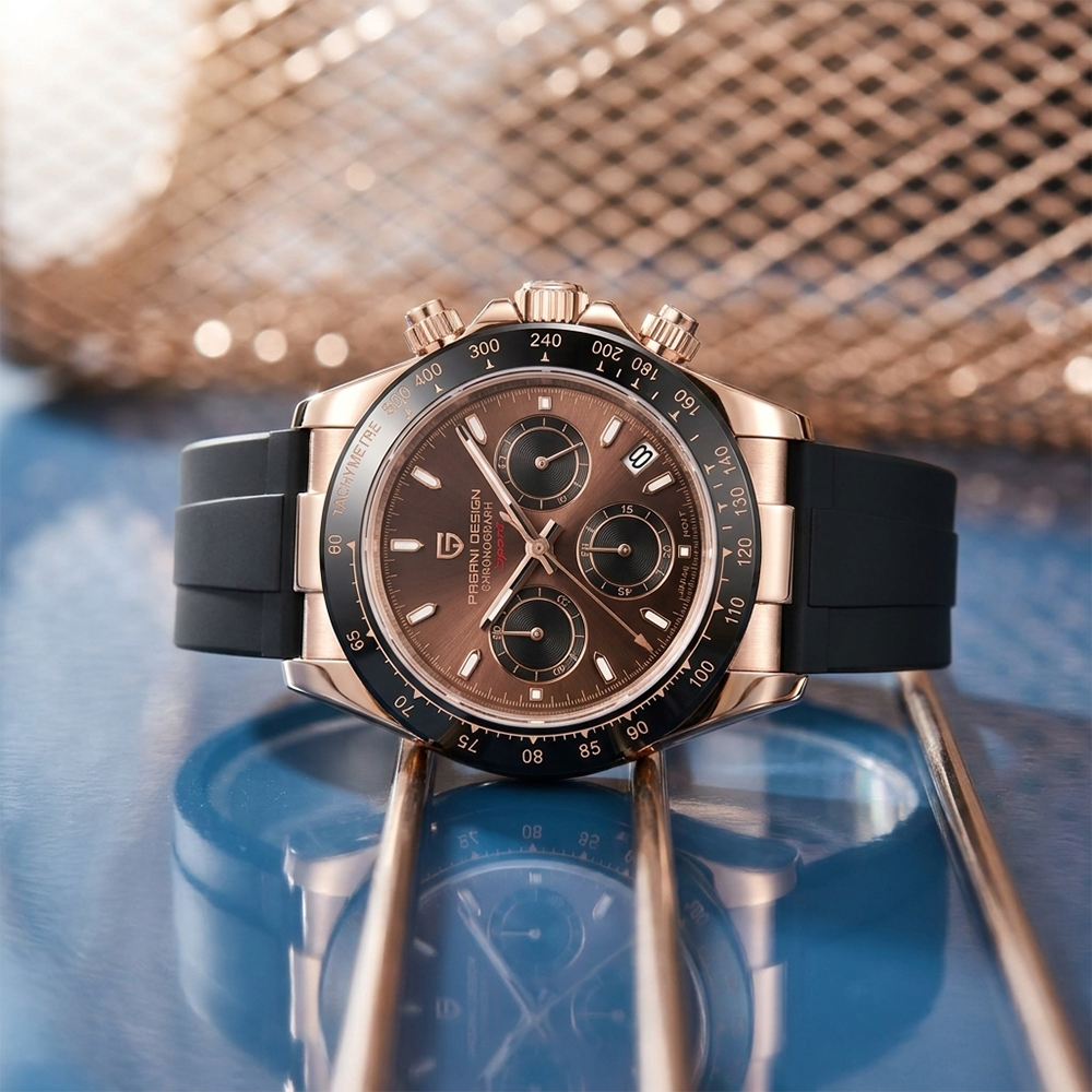 PAGANI DESIGN Men Quartz Chron - Chronograph Sport Watch recension och pris