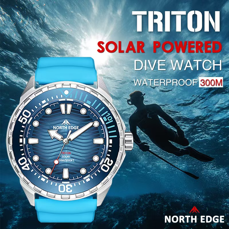 Stainless Steel Diving Watch S - Solar Powered Watch recension och pris