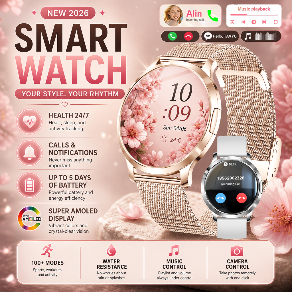 2026 New Stylish Women Smart W - Smartwatch Stylish Watches For Women recension och pris