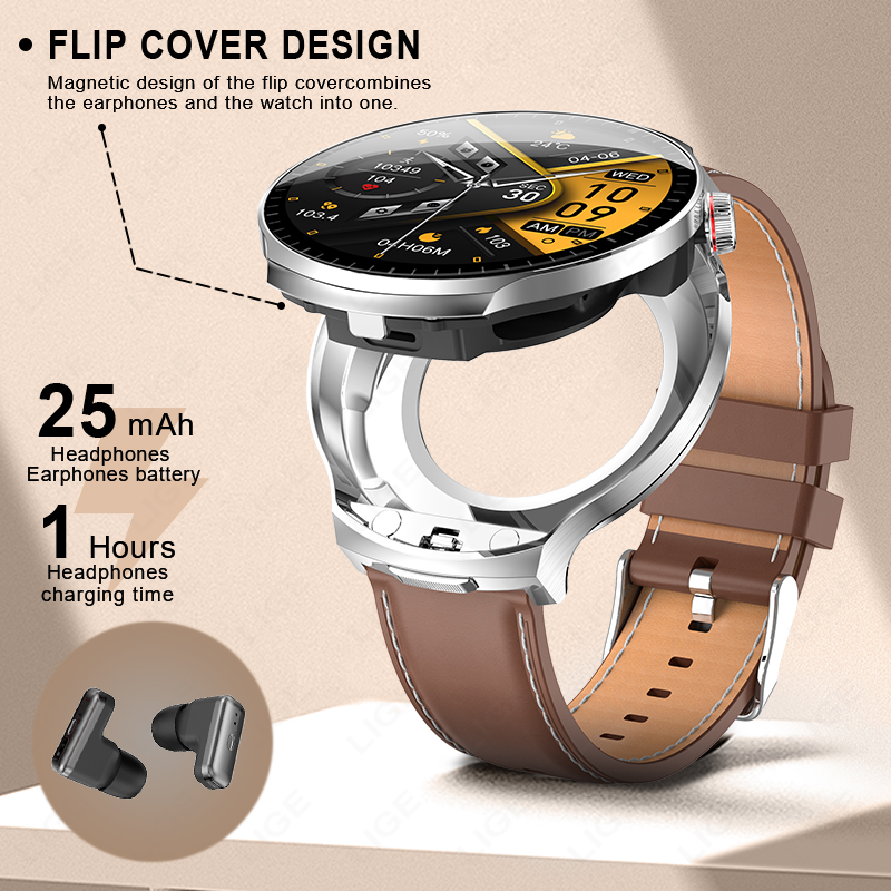 NEW Smart Watch Earphone Men T - Smartwatch Noise Watches recension och pris