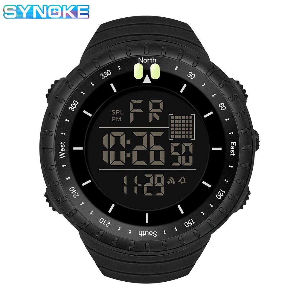 SYNOKE Outdoor Military Digita - Tide Watch Surf recension och pris