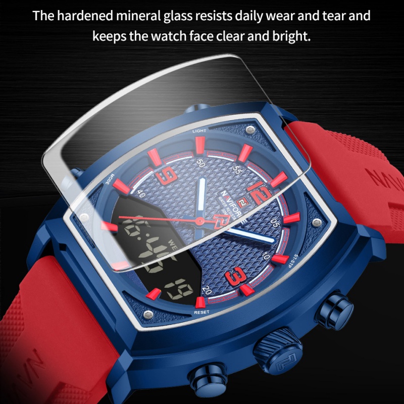 NAVIFORCE Watches for Man Dual - Chronograph Sport Watch recension och pris