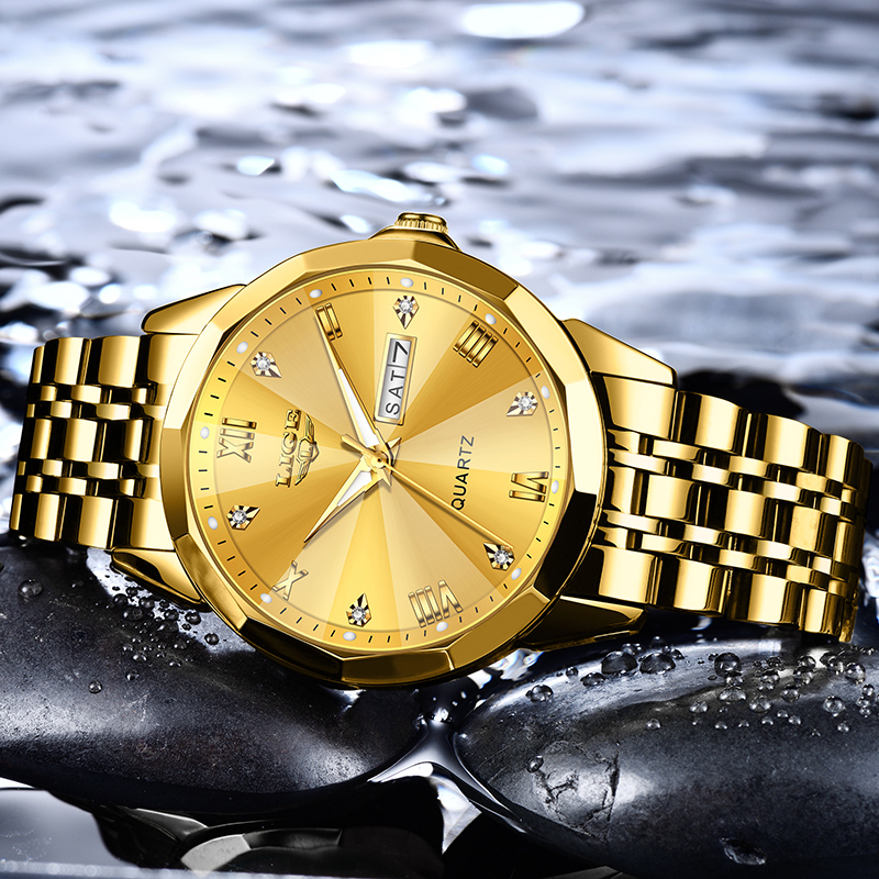 LIGE Brand Luxury Women Watch  - Chronograph Sport Watch recension och pris