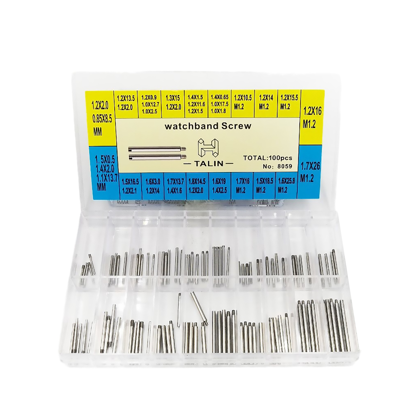 100Pieces 20 Size Watch Screws - Watch Tool Repair Kit recension och pris