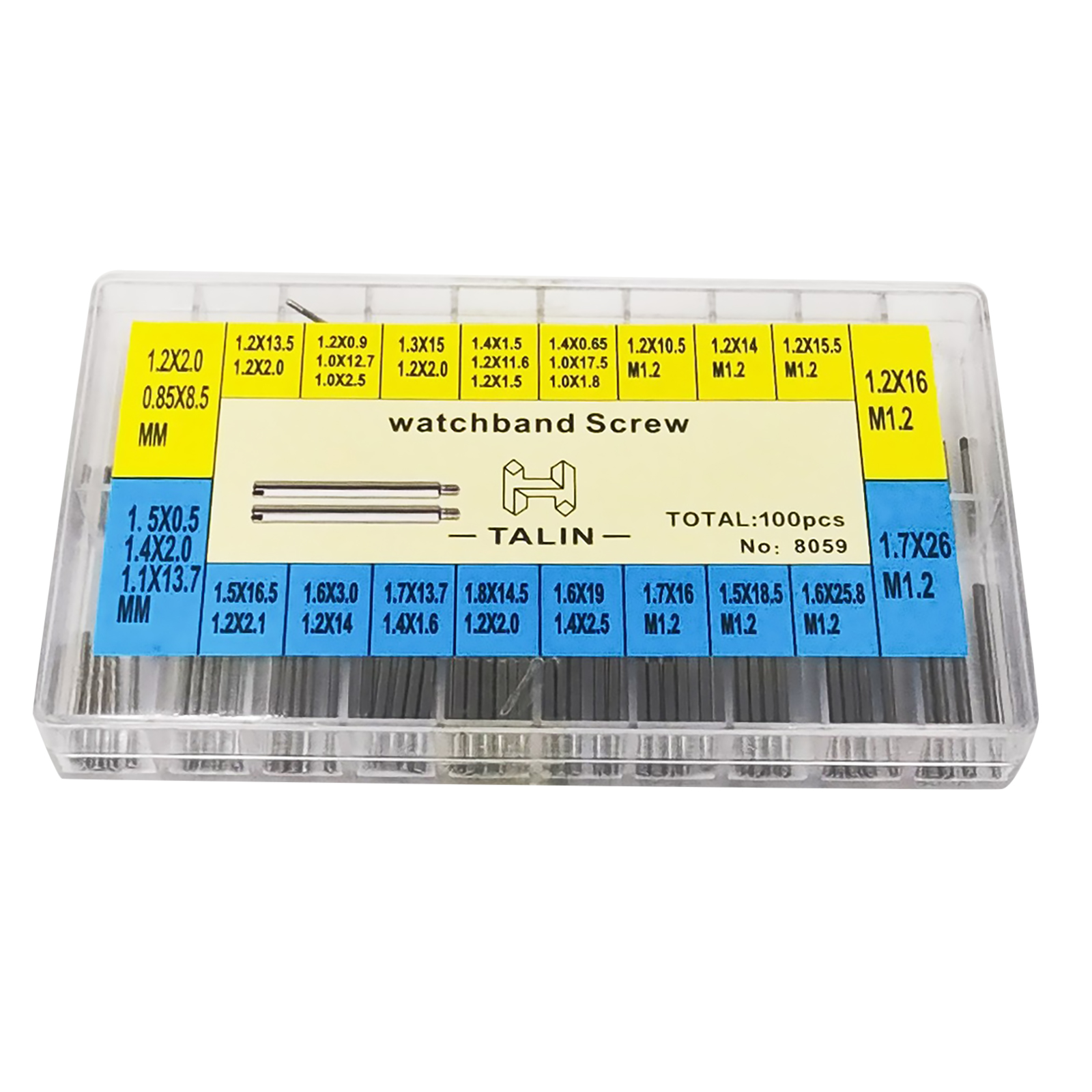 100Pieces 20 Size Watch Screws - Watch Tool Repair Kit recension och pris