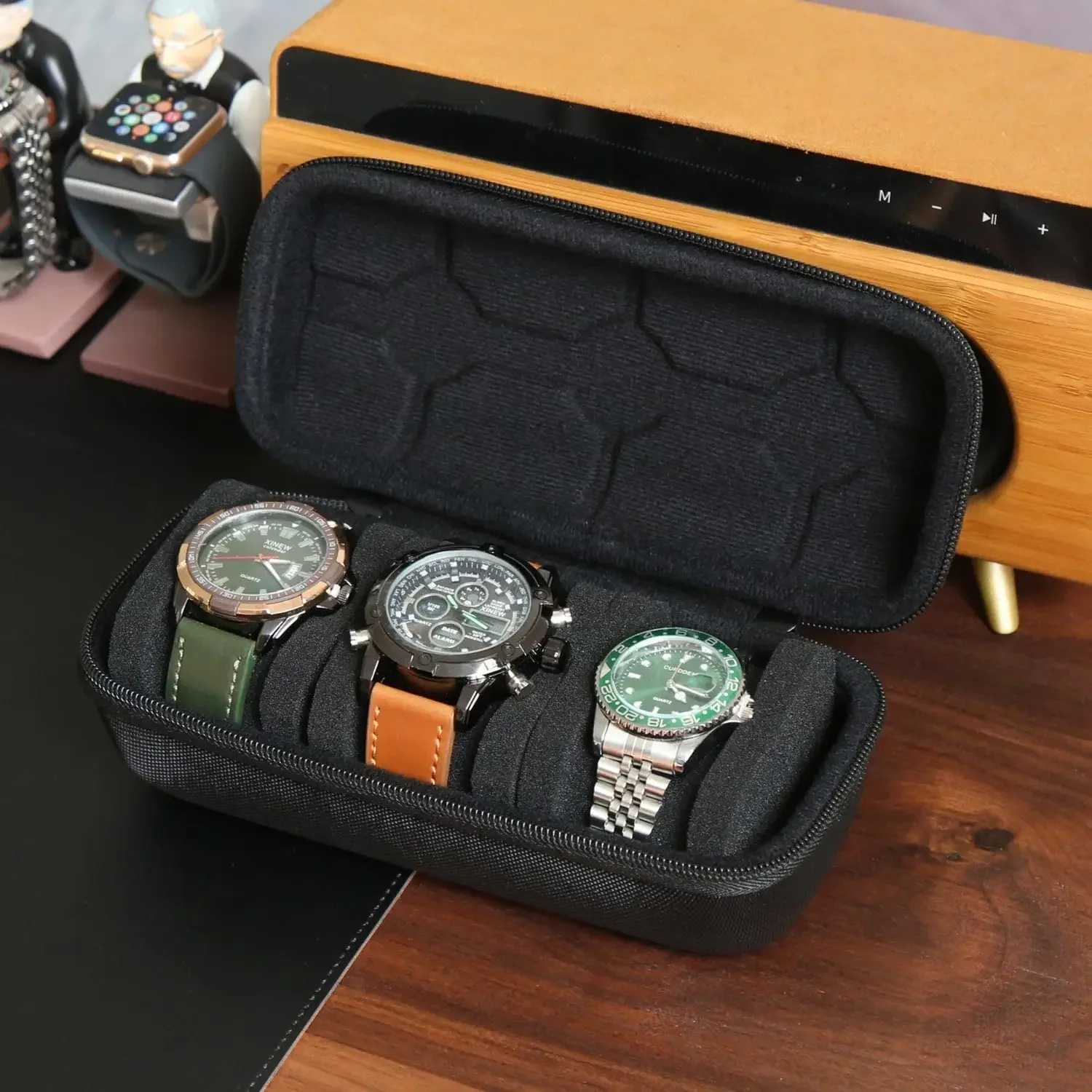 Watch Box Organizer For Men or - Tag Watches Smartwatch recension och pris