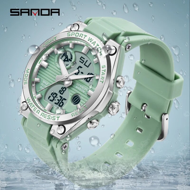 SANDA Brand G Style LED Digita - Chronograph Sport Watch recension och pris