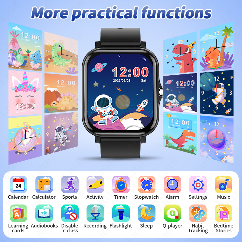 LIGE 2025 Audiobook Children S - Smartwatch Digital Watches For Boys recension och pris
