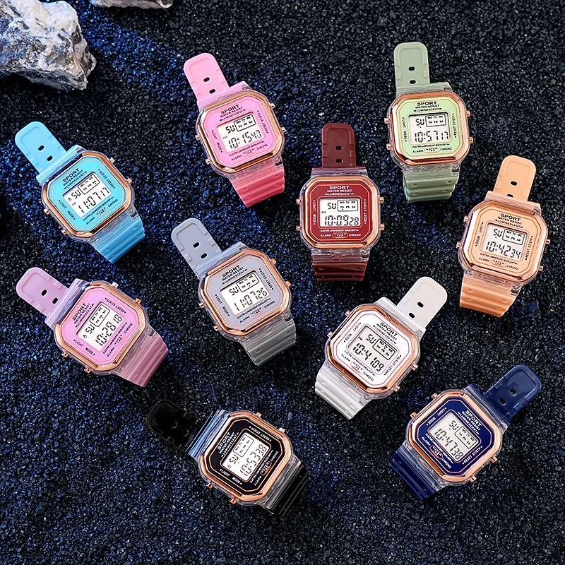 Fashion Brand Student Transpar - Chronograph Sport Watch recension och pris
