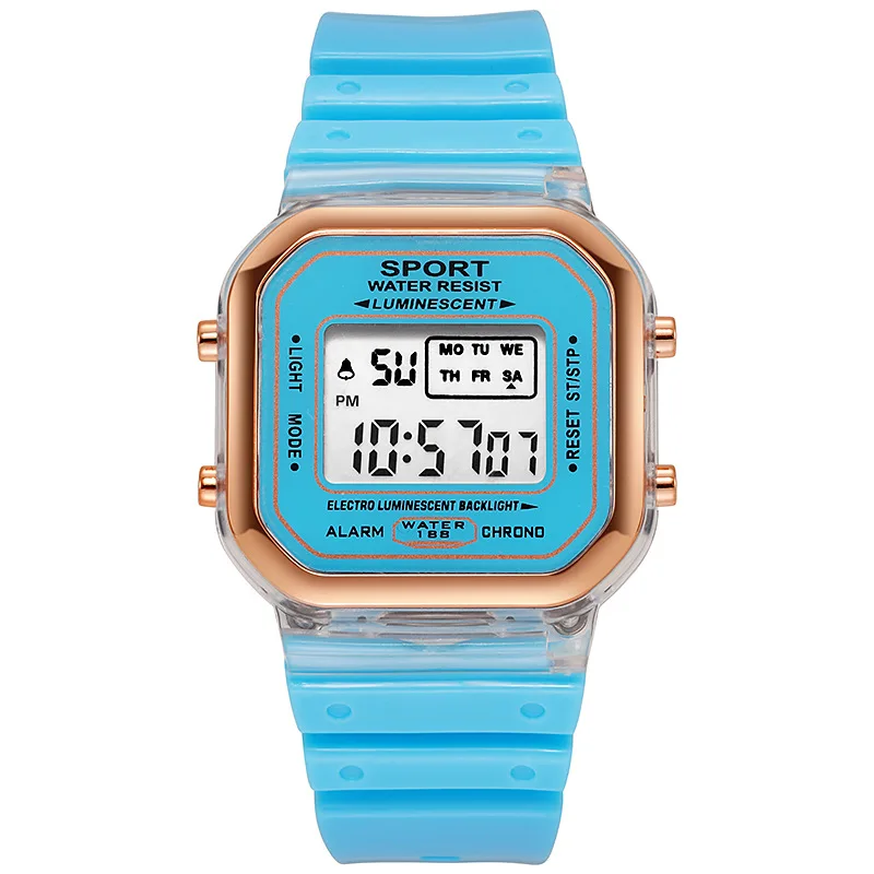 Fashion Brand Student Transpar - Chronograph Sport Watch recension och pris