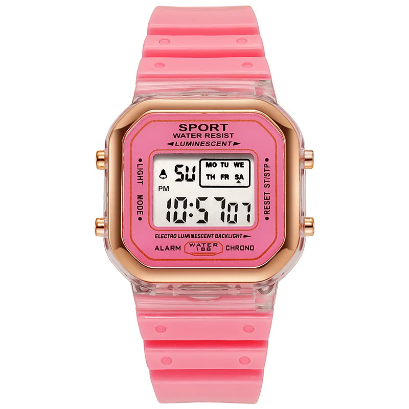 Fashion Brand Student Transpar - Chronograph Sport Watch recension och pris