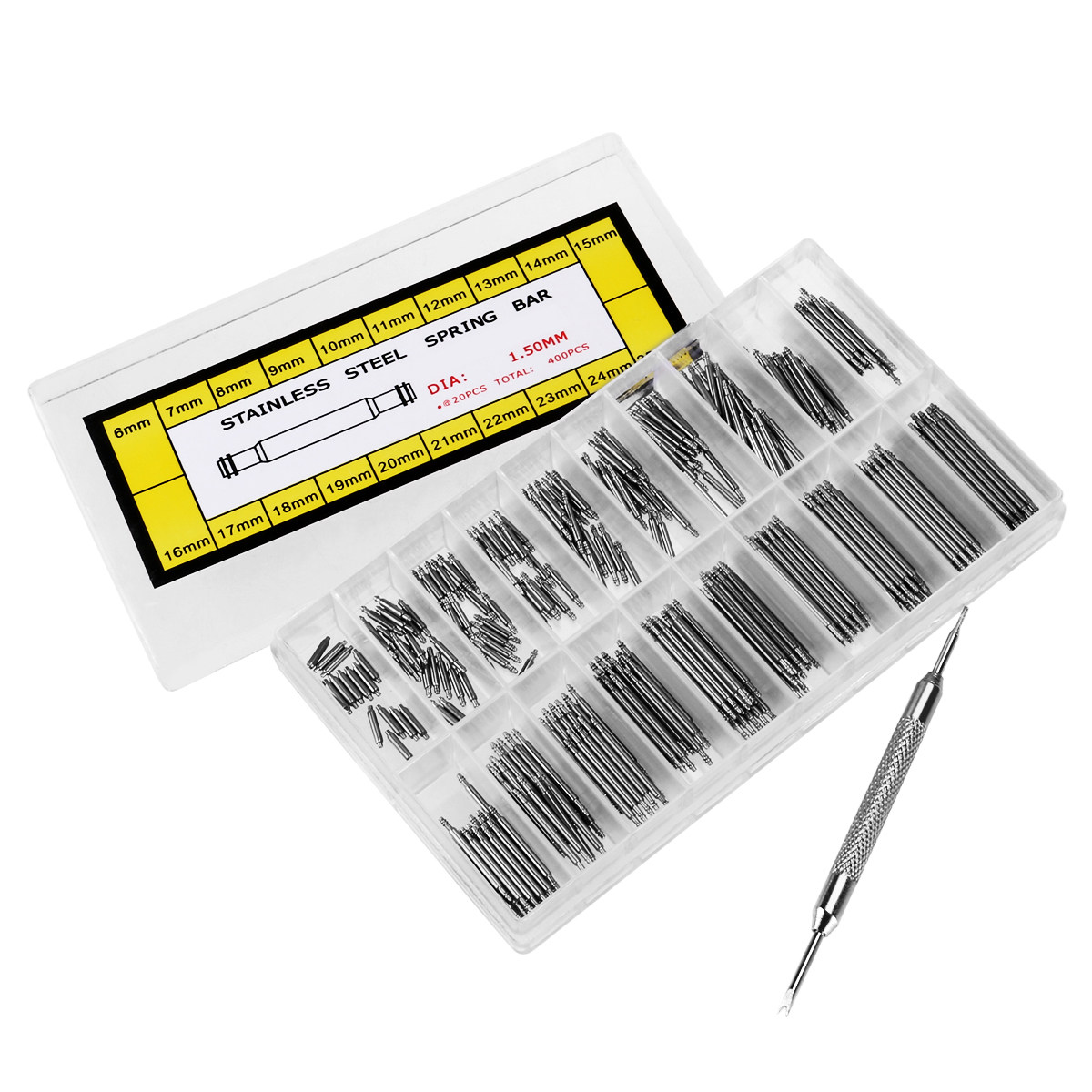 360pcs Stainless Steel Spring  - Watch Tool Repair Kit recension och pris
