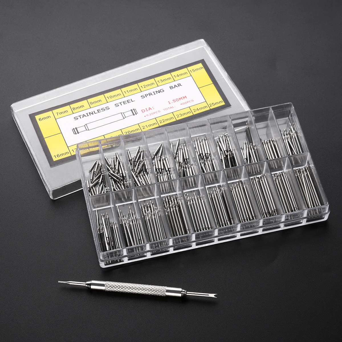 360pcs Stainless Steel Spring  - Watch Tool Repair Kit recension och pris