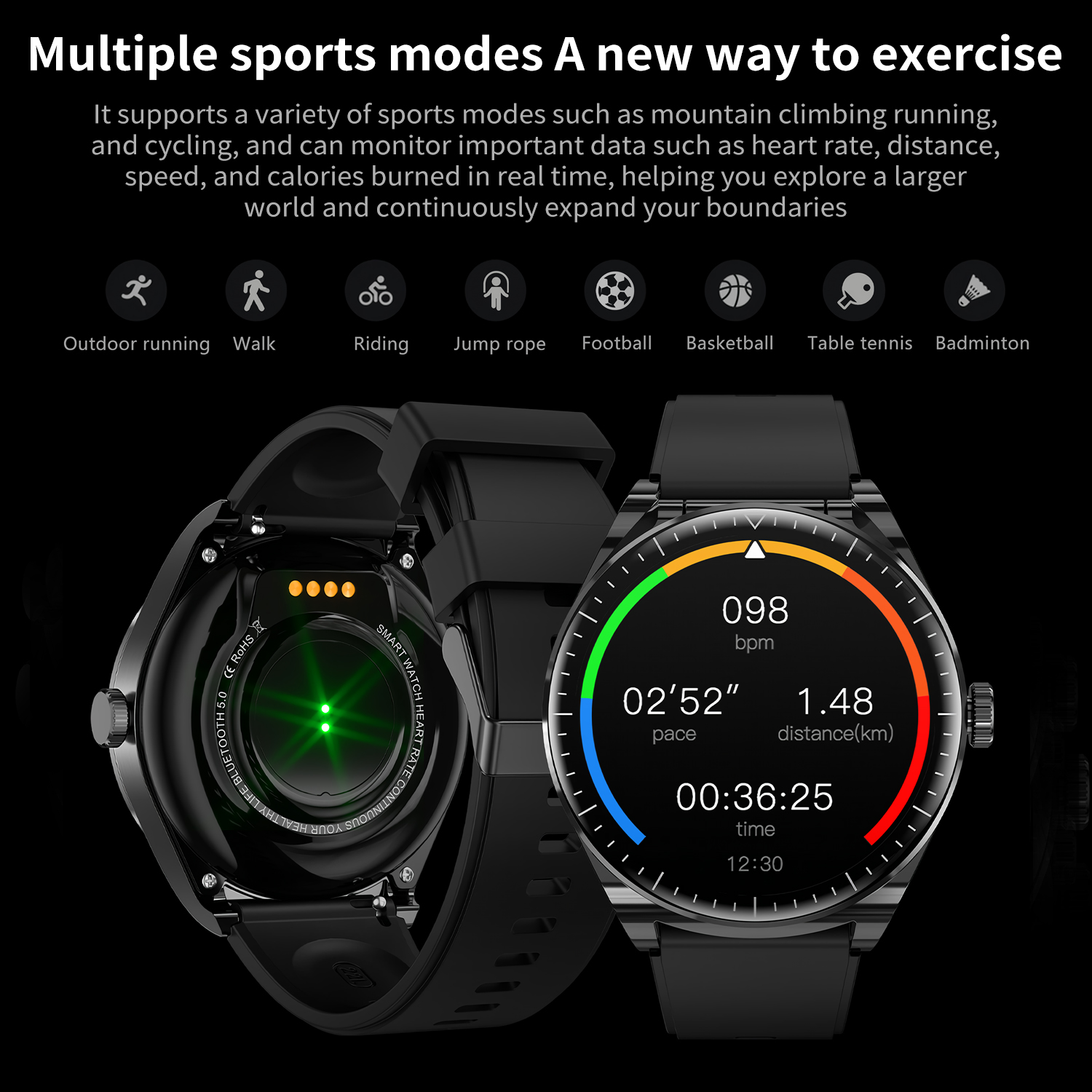 TWS Headphone Smart Watch Men  - Smartwatch Noise Watches recension och pris