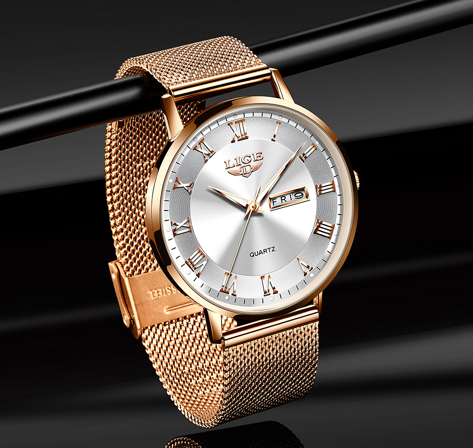 LIGE Fashion Women Watch Top B - Chronograph Sport Watch recension och pris