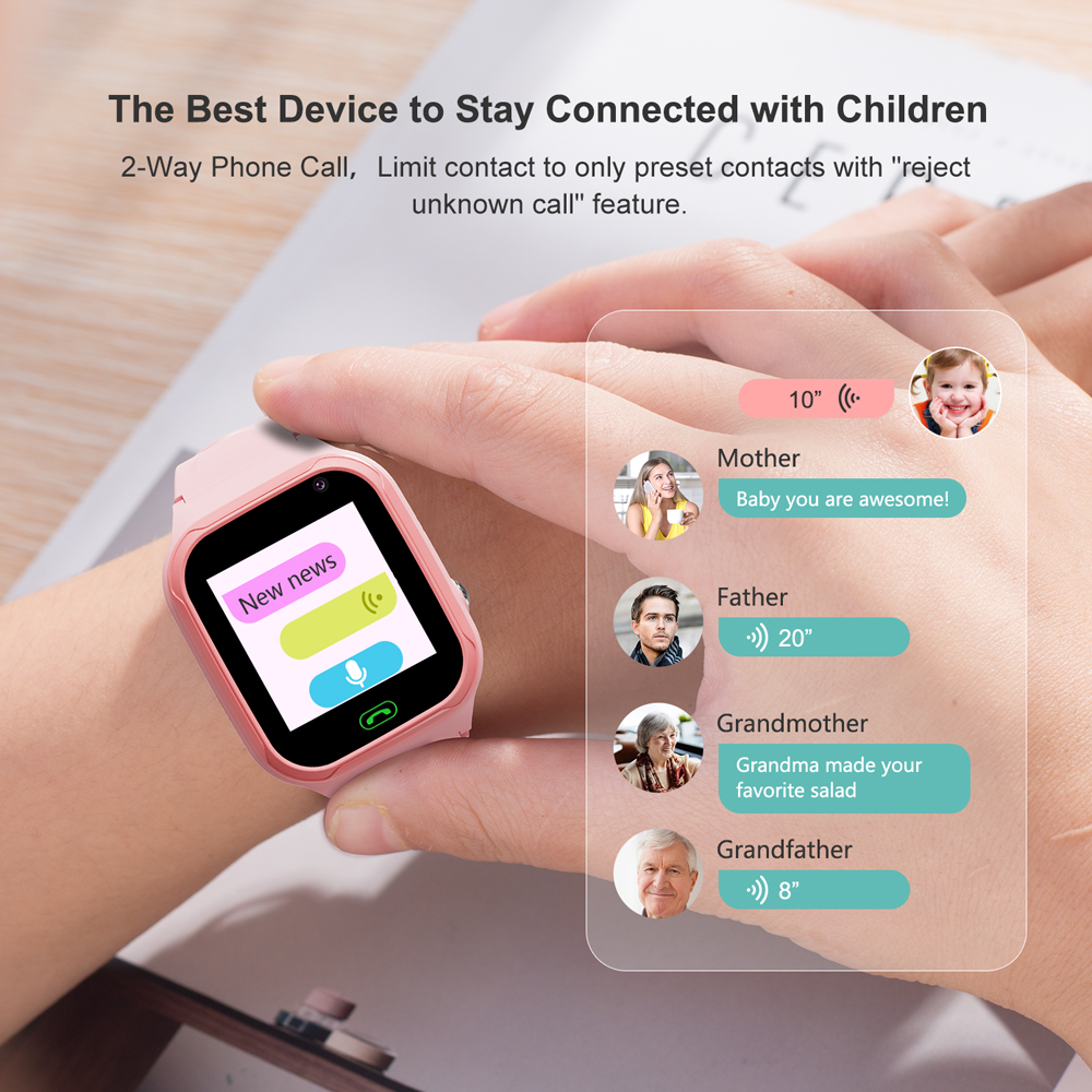 VALDUS New VT36 Kids Watch SOS - Smartwatch Digital Watches For Boys recension och pris