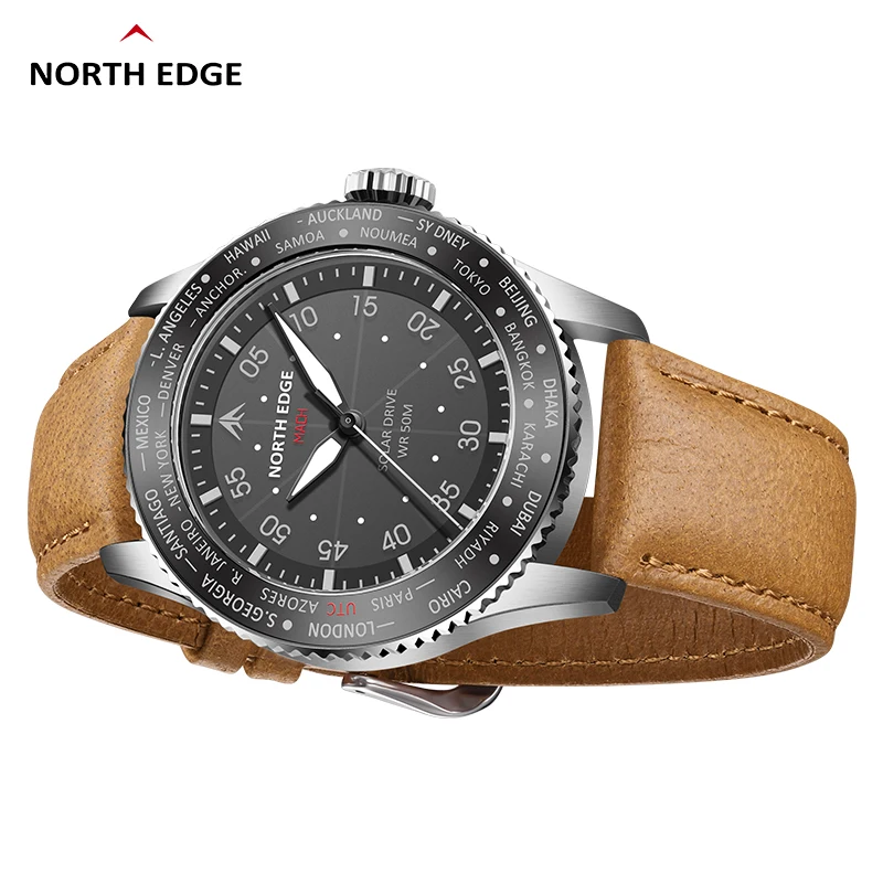 NORTH EDGE MACH Solar Power Qu - Solar Powered Watch recension och pris