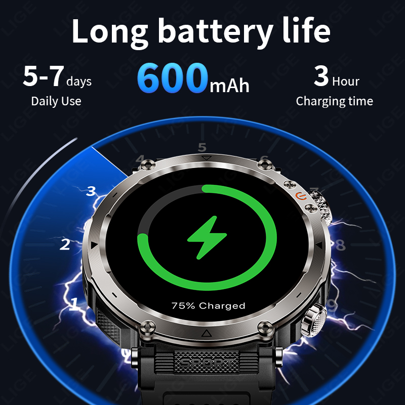 New Military Outdoor Smartwatc - Smartwatch I Watches recension och pris