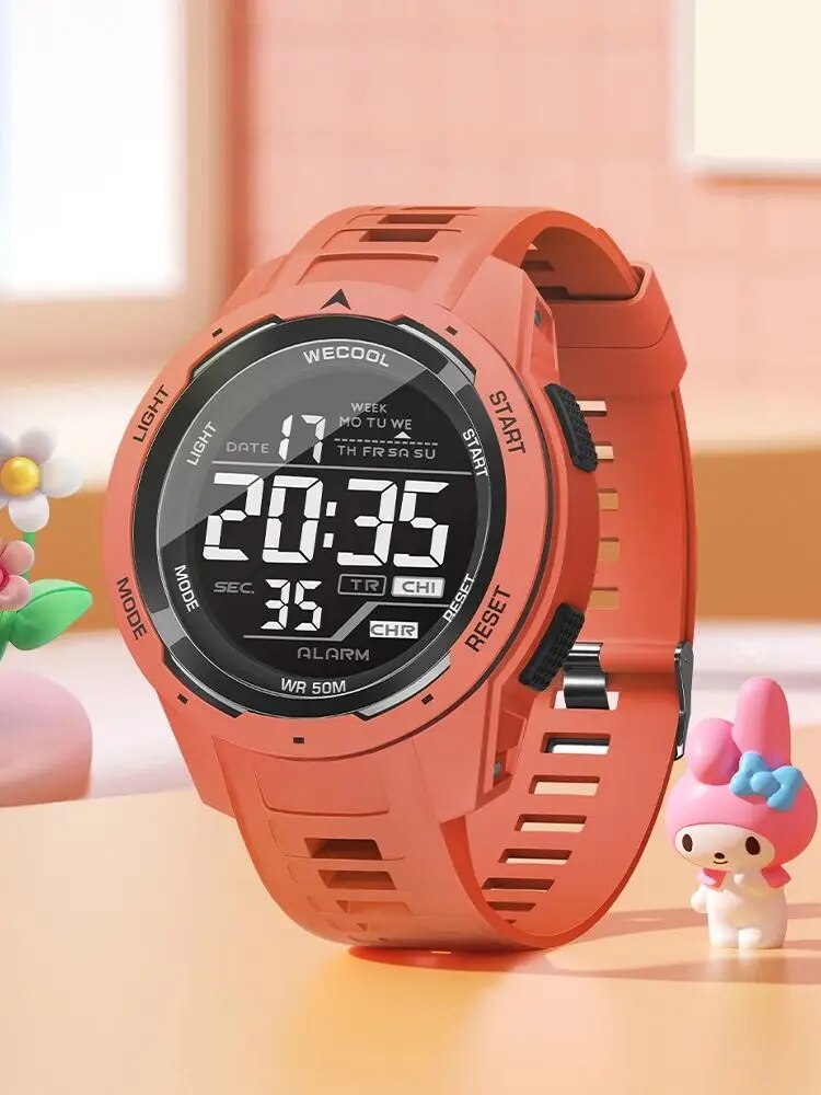 WECOOL Brand Sport Digital 50M - Tide Watch Surf recension och pris