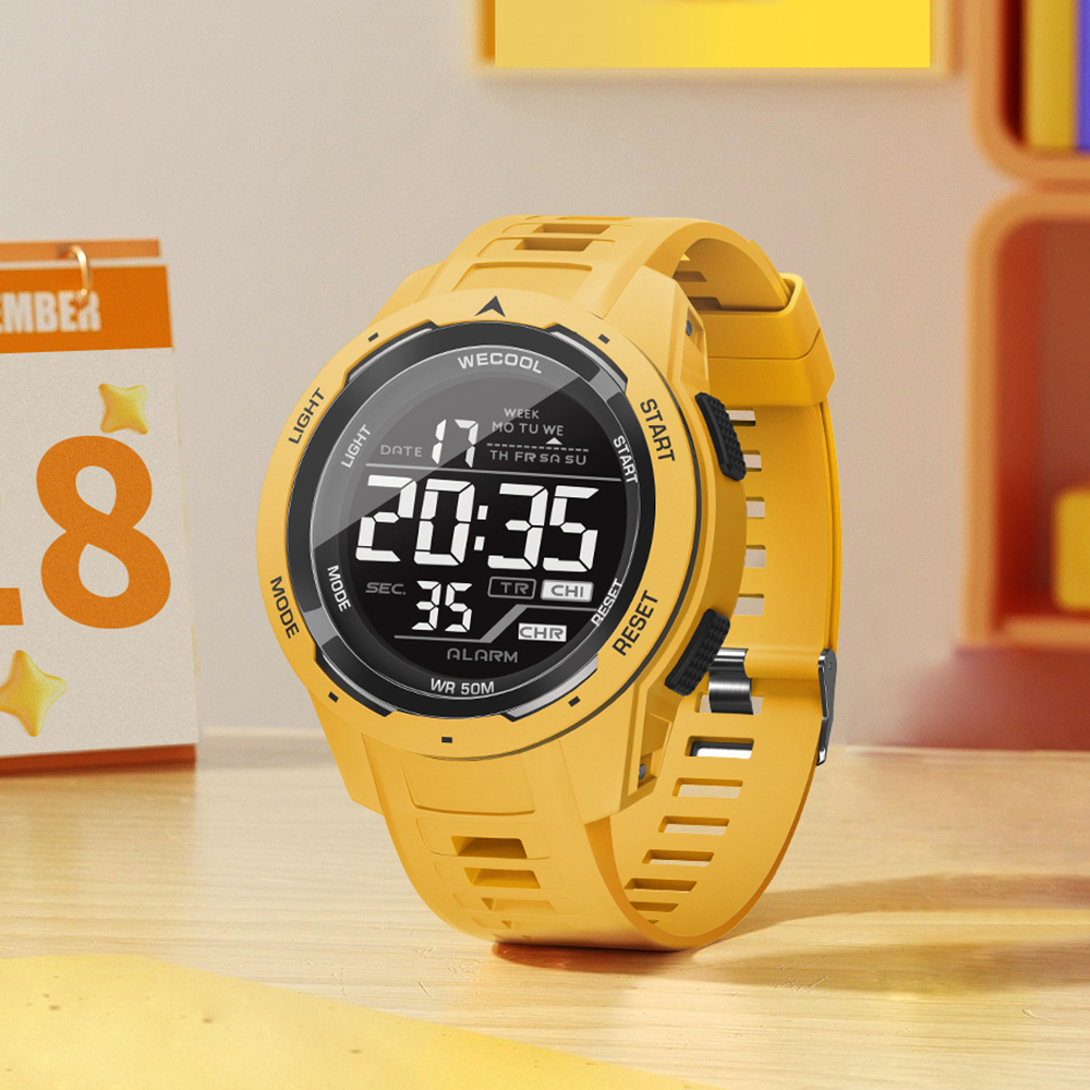WECOOL Brand Sport Digital 50M - Tide Watch Surf recension och pris