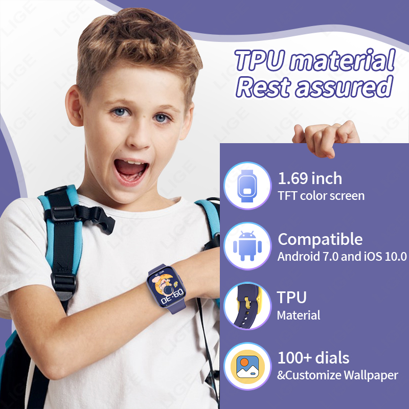Lige Children Smart Watch Wome - Smartwatch Digital Watches For Boys recension och pris