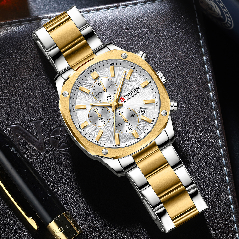 CURREN Modern Men's 42mm Sport - Chronograph Sport Watch recension och pris