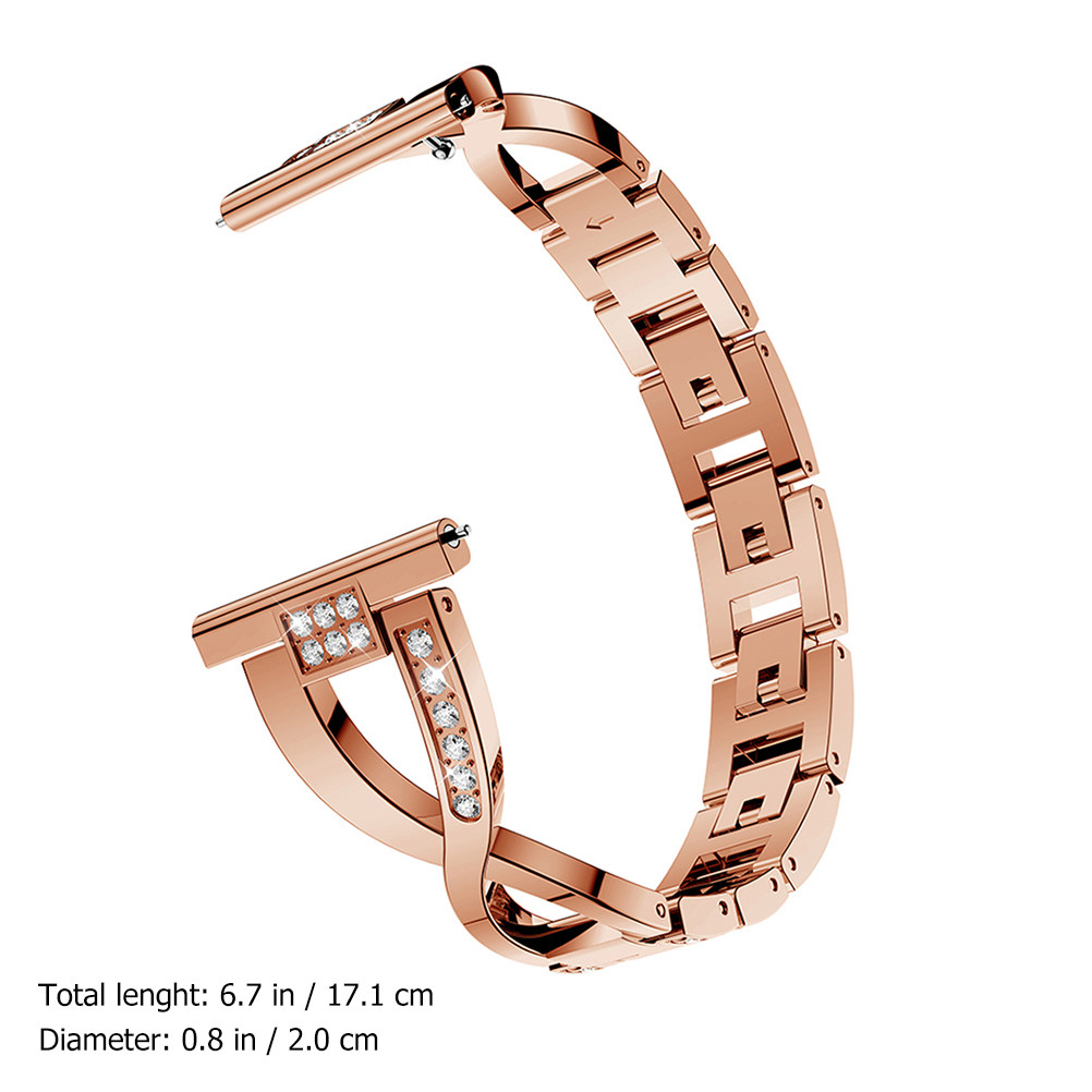 1Pcs X-Shaped Rhinestones Watc - Smartwatch Stylish Watches For Women recension och pris