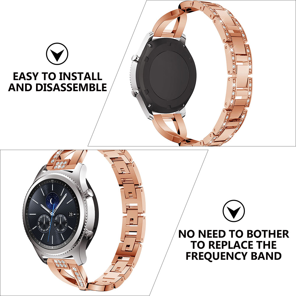 1Pcs X-Shaped Rhinestones Watc - Smartwatch Stylish Watches For Women recension och pris