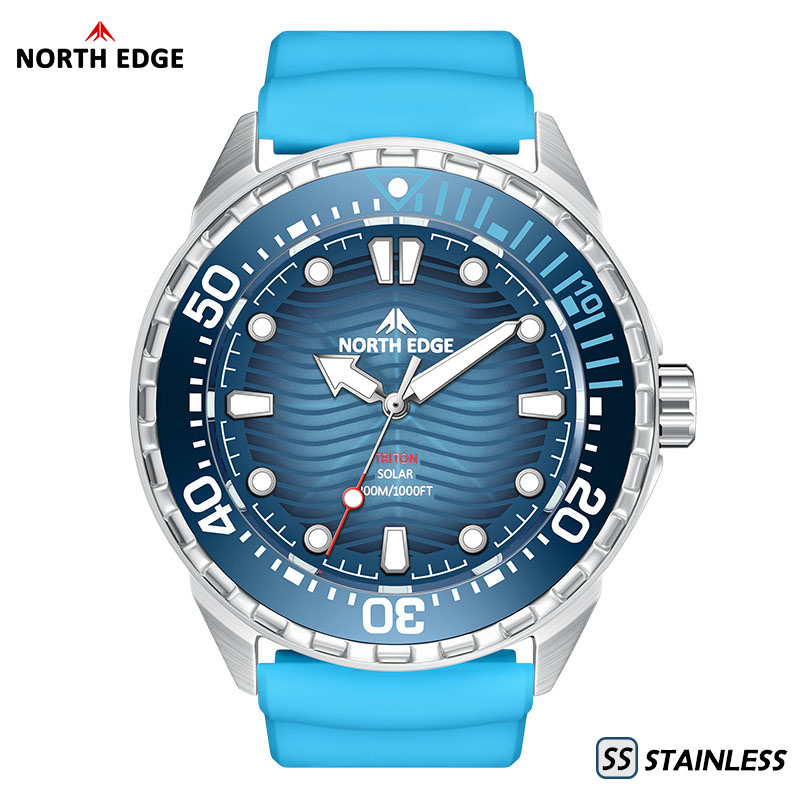 NORTH EDGE TRITON-TI Titanium  - Solar Powered Watch recension och pris