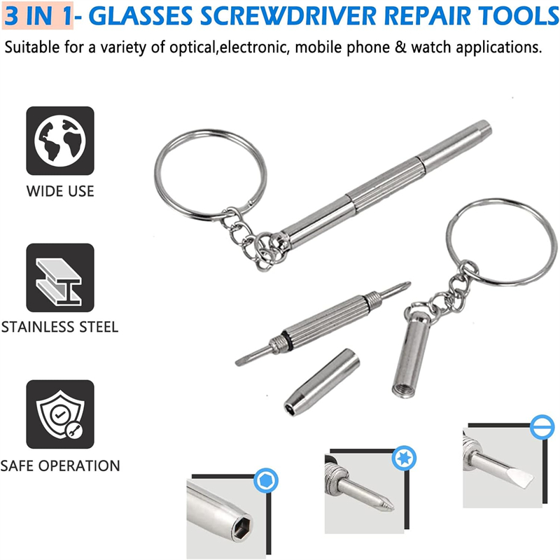 Mini Hand Glasses Screwdrivers - Watch Tool Repair Kit recension och pris