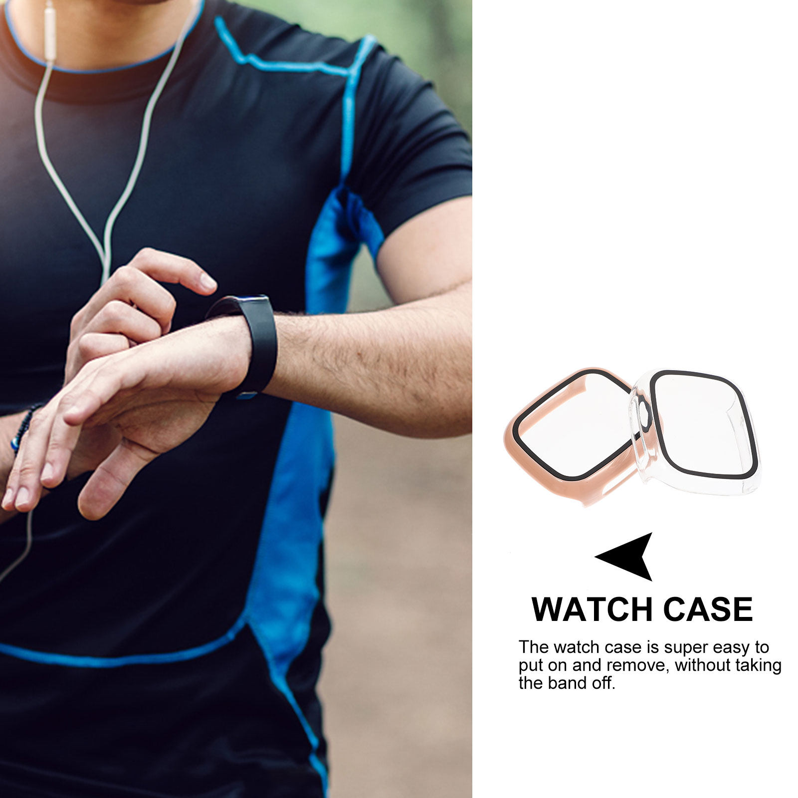 2Pcs Watch Protector Pc Cover  - Smartwatch I Watches recension och pris