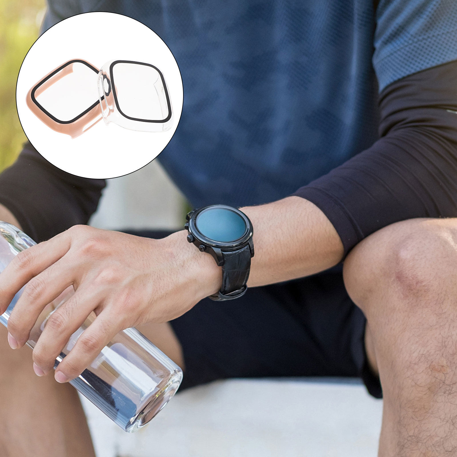 2Pcs Watch Protector Pc Cover  - Smartwatch I Watches recension och pris