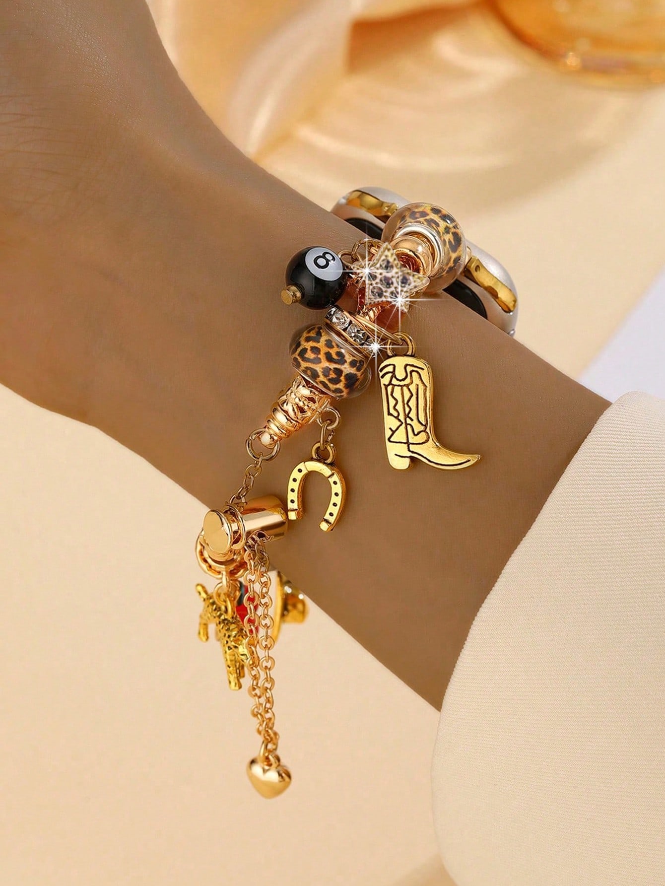 1pc Leopard Print Stylish Band - Smartwatch Stylish Watches For Women recension och pris