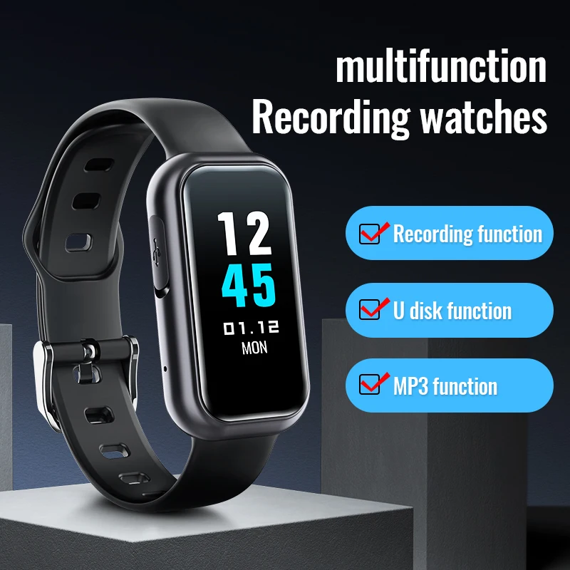 Voice Recorder Smart Digital W - Smartwatch Noise Watches recension och pris