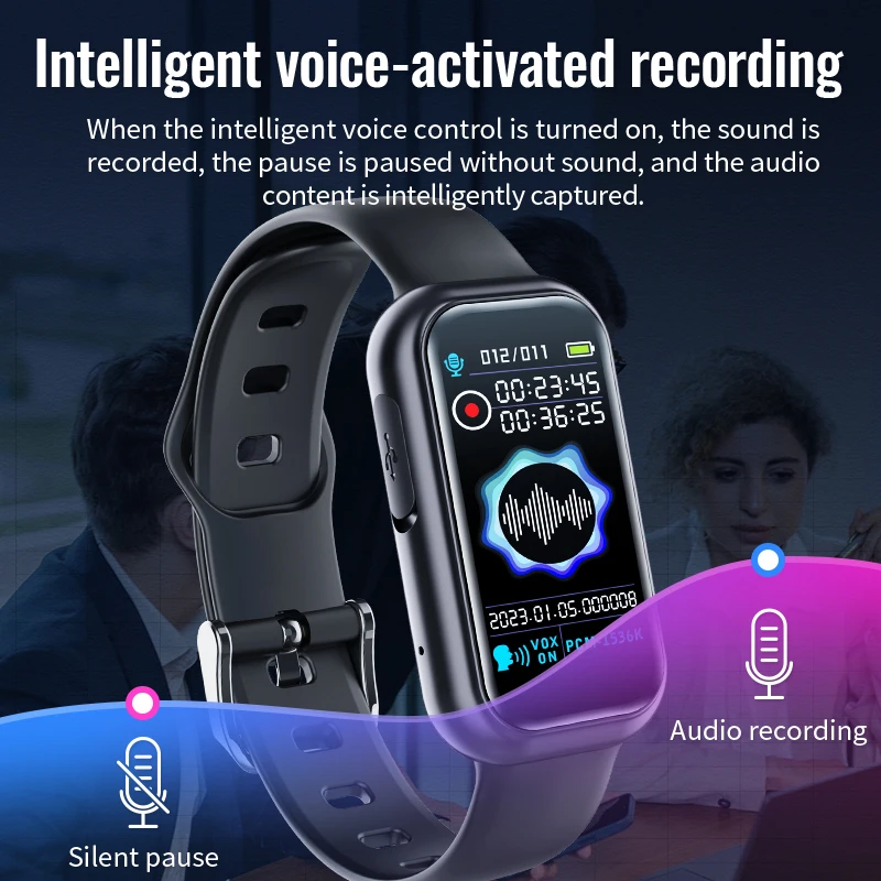 Voice Recorder Smart Digital W - Smartwatch Noise Watches recension och pris